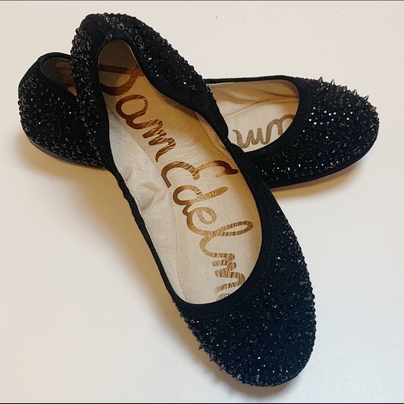 Sam Edelman Shoes - Sam Edelman Blair Black Studded Ballet Flats